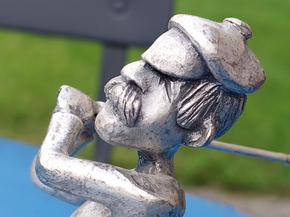 Sculture & Statue: Vintage Golfer Zinnfigur – Usato da Oberdiessbach venduto da wasserfreak