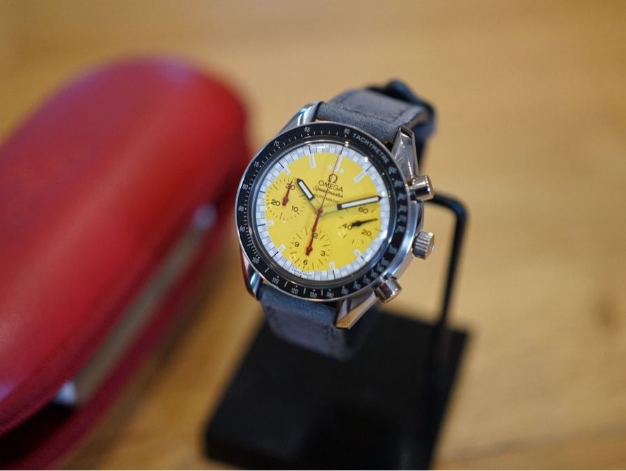 Omega Uhren: OMEGA Speedmaster Reduced Ref. 3510.12 “Schumacher” – Gebraucht aus Wolfwil von HerrZg