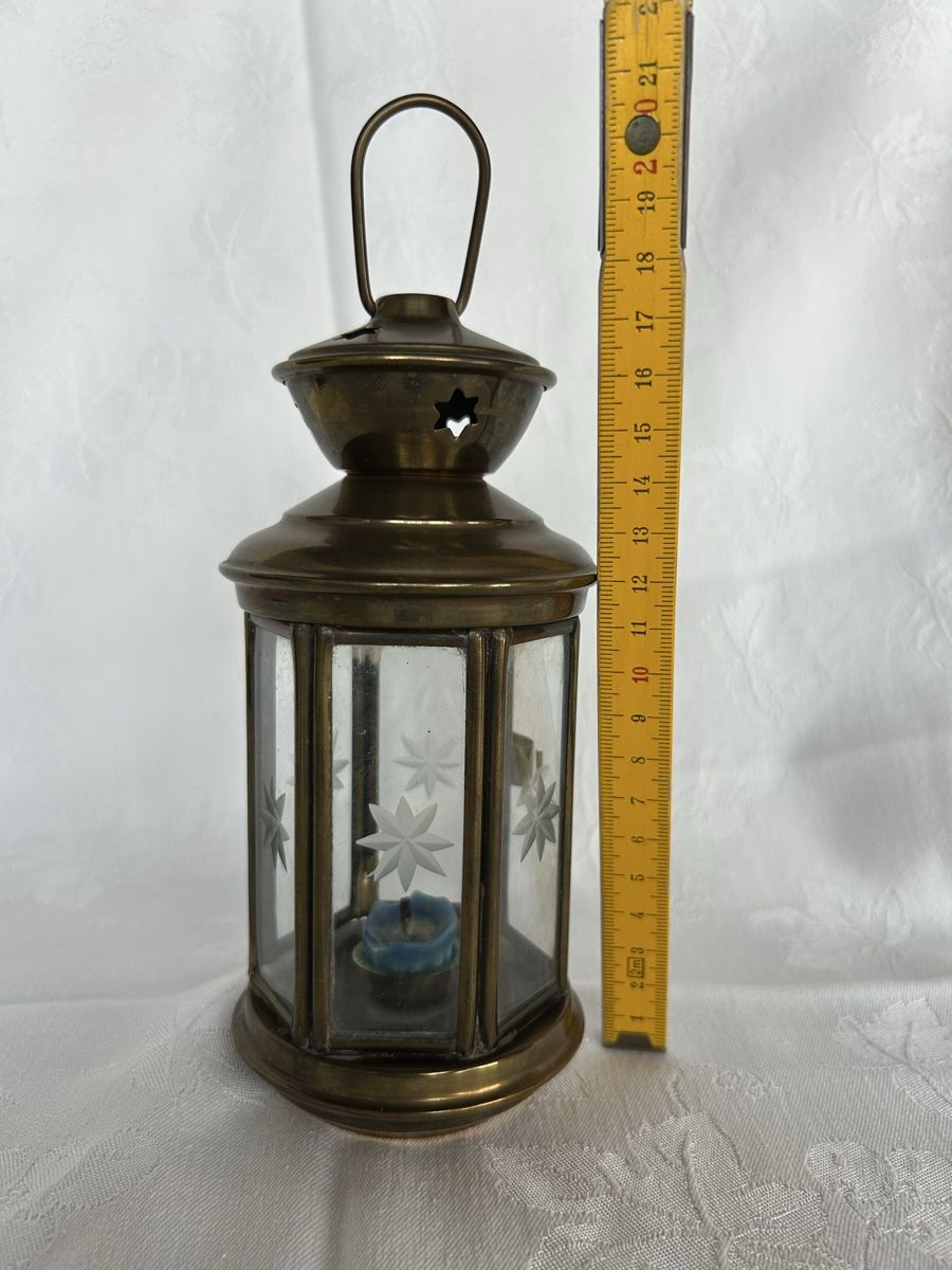 Lampade: Laterne aus Messing – Usato da Lengnau AG venduto da Mefari 7
