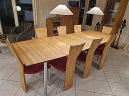 Esstisch ausziehbar 241/181x90cm Massivholz guter Zustand