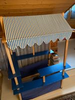 Marktstand zum Verchäuferlis-Spielen