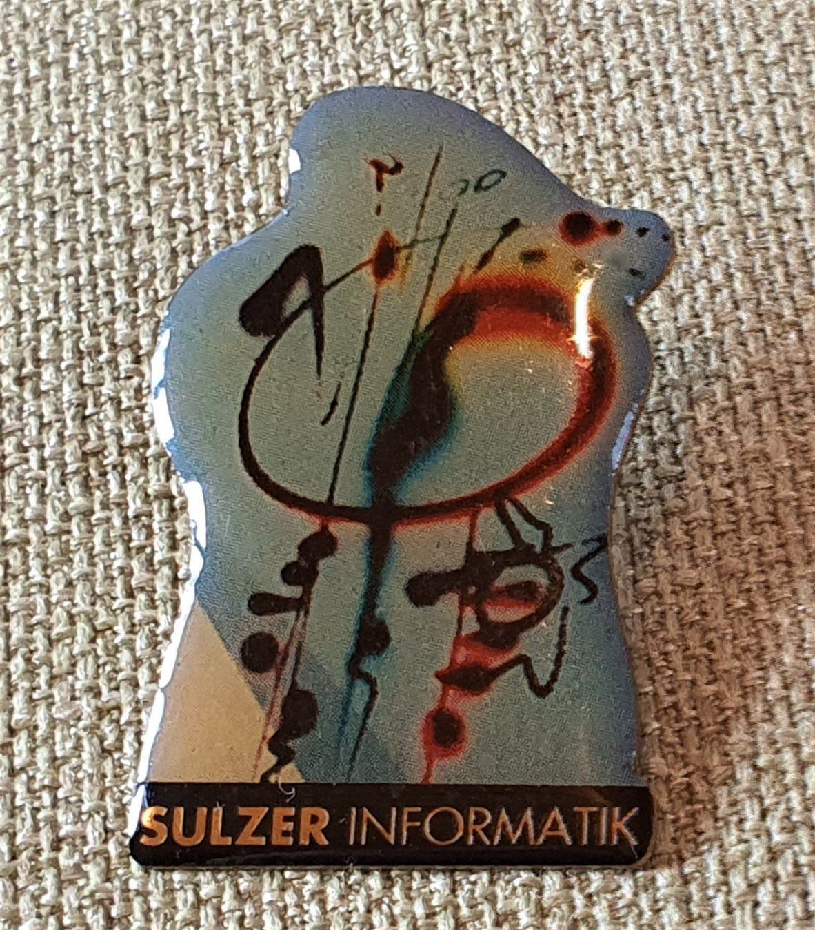 Spille & Fermagli: E175 - Pin SULZER Informatik Kunst Pin – Usato da Reinach BL venduto da Boston-Verkauf