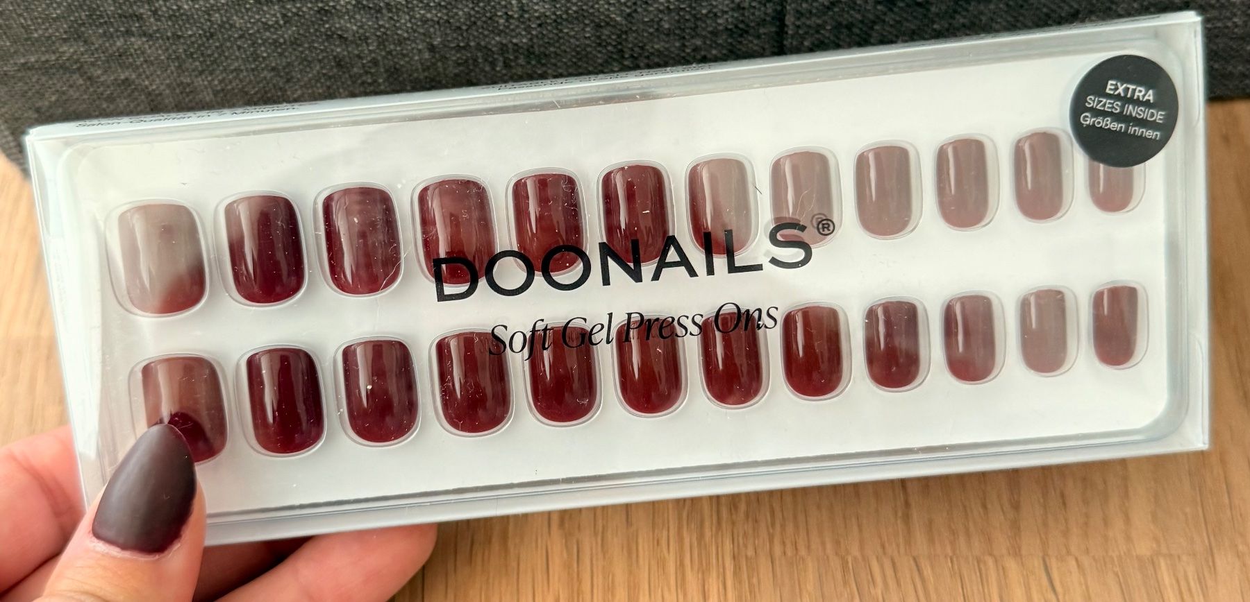 Künstliche Fingernägel: DOONAILS Soft Gel Press Ons, Love Paris, Extra Short Square – Neu und originalverpackt aus Zollikofen von S.Hontas