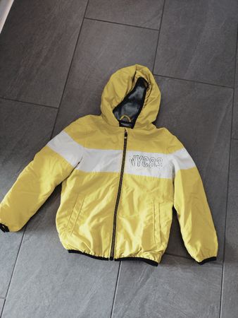 Übergangsjacke mit Kapuze, leicht gefüttert, Gr.116