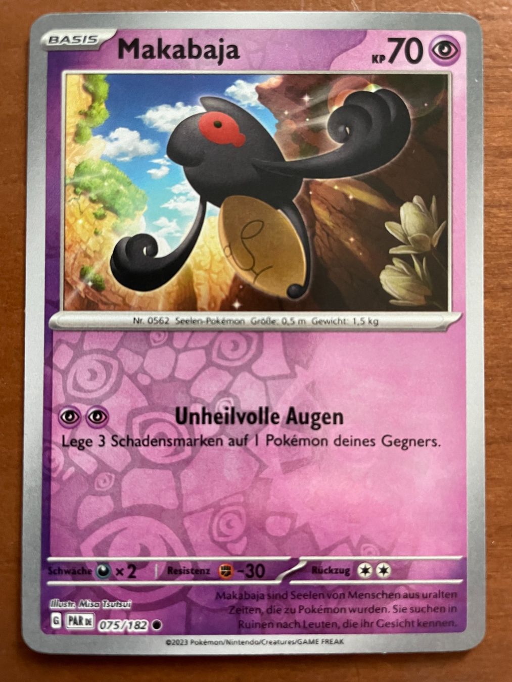 Pokémon Carte collezionabili: Pokemon Makabaja Reverse (Versand gratis) – Nuovo (secondo la descrizione) da Chur venduto da Angerson