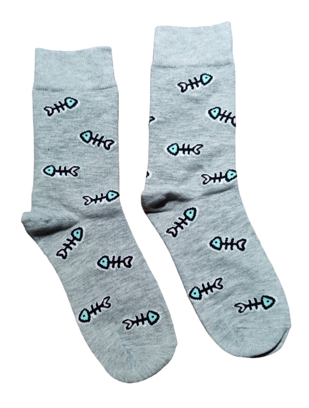 Calze: Socken Fischskelett / Skeleton / Fish – Nuovo e nell'imballaggio originale da Zürich venduto da amysmith