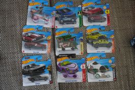 Hot Wheels Lot  9 Stück  Sammlung Original Verpackt