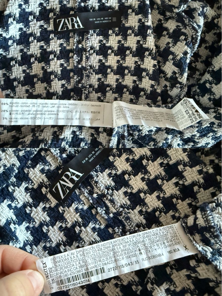 Zara Jacken: ZARA TWEED JACKE GRÖSSE XS – Neu (gemäss Beschreibung) aus Rorschacherberg von drdupor 5