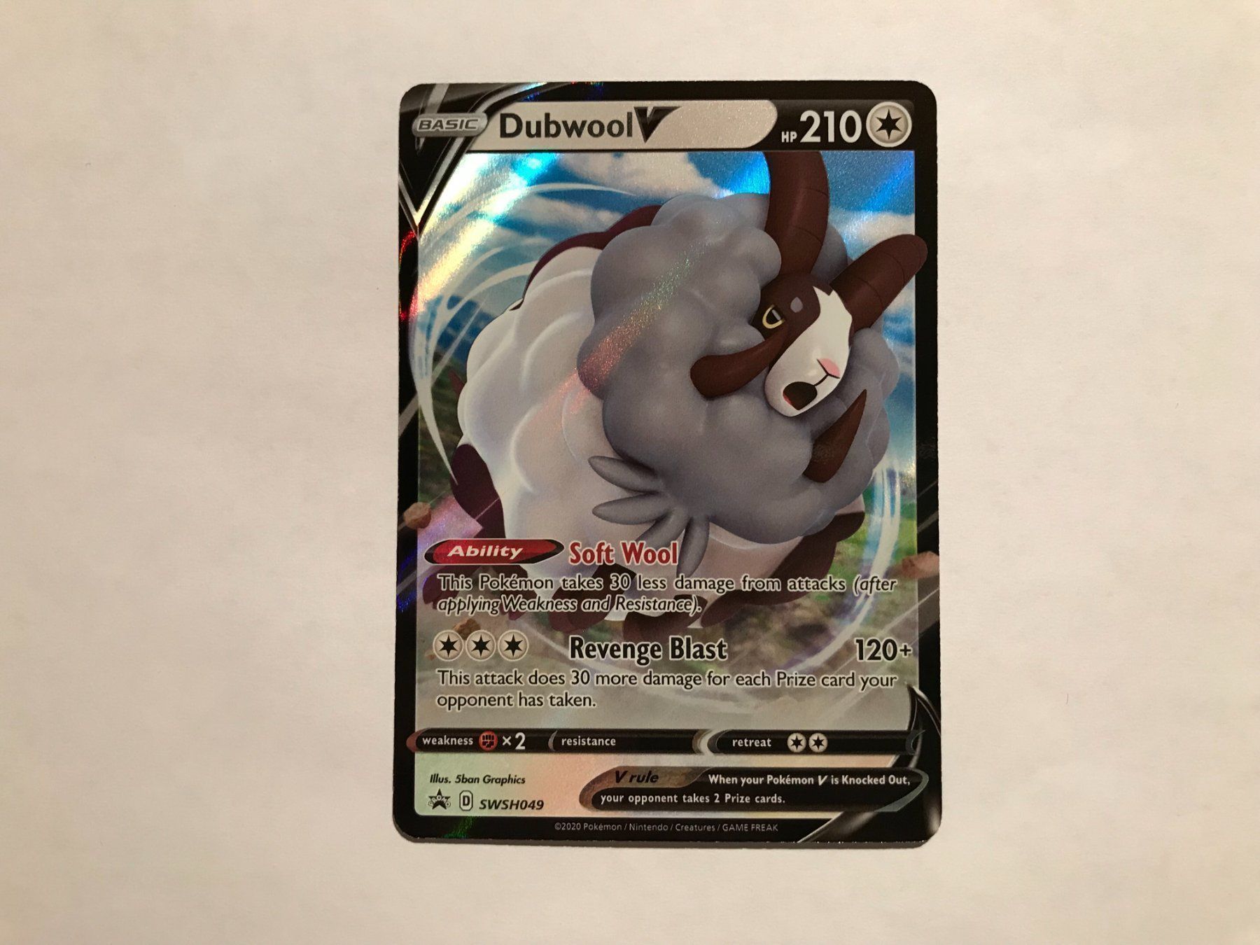 Pokémon Carte collezionabili: Dubwool V Promo EN – Usato da Hagendorn venduto da Pokecollectorch 1
