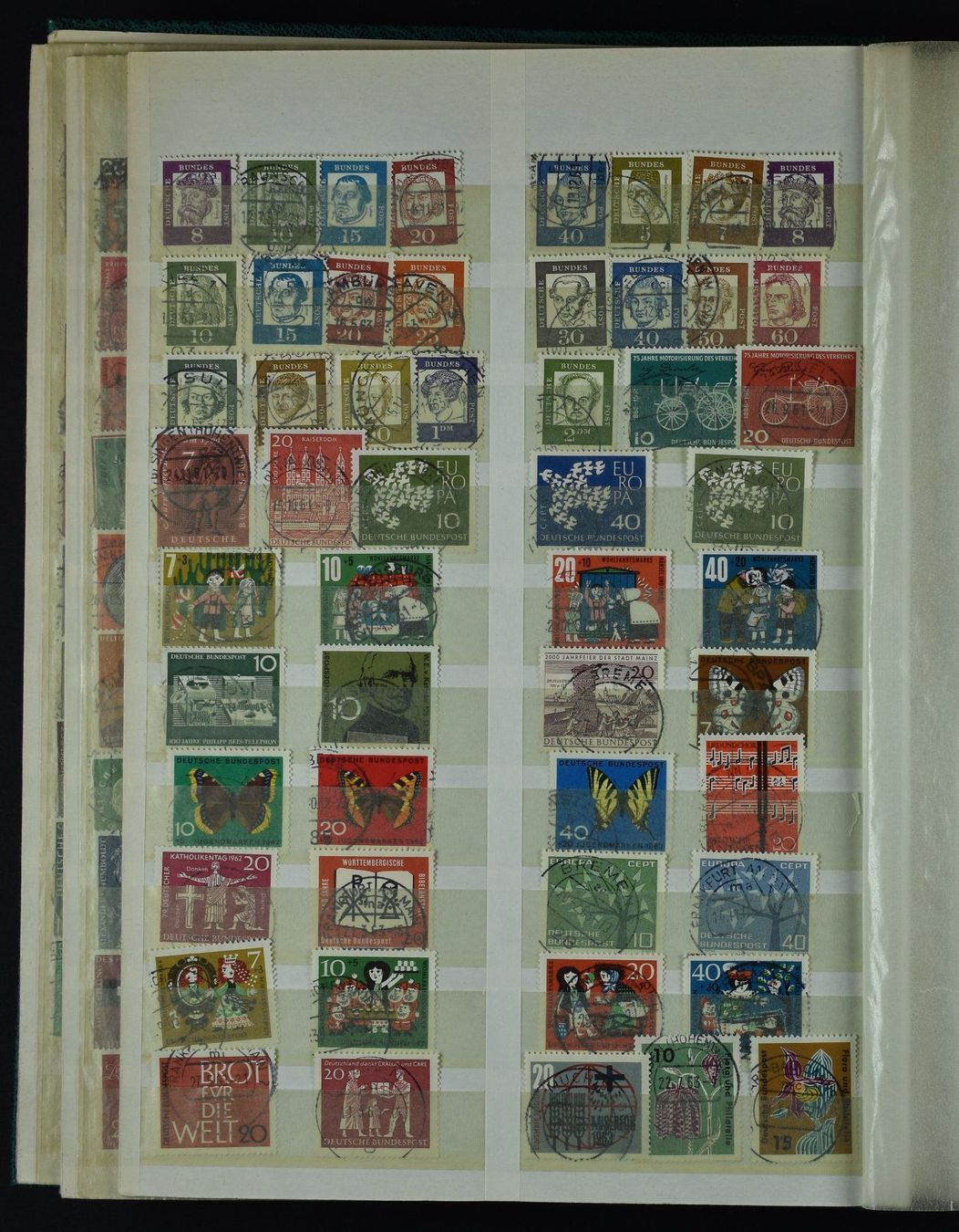 Alle Briefmarken: BUNDESREPUBLIK, SAMMLUNG IN EINSTECKBUCH 1949-2007, GEST. – Gebraucht aus Wetzikon ZH von Philimpex 6