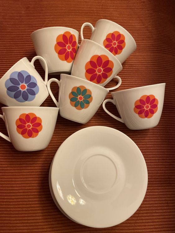 Seltmann Geschirrsets: 60er Jahre Kaffeeset Seltmann Weiden 7-tlg. – Gebraucht aus Männedorf von Dorrii85