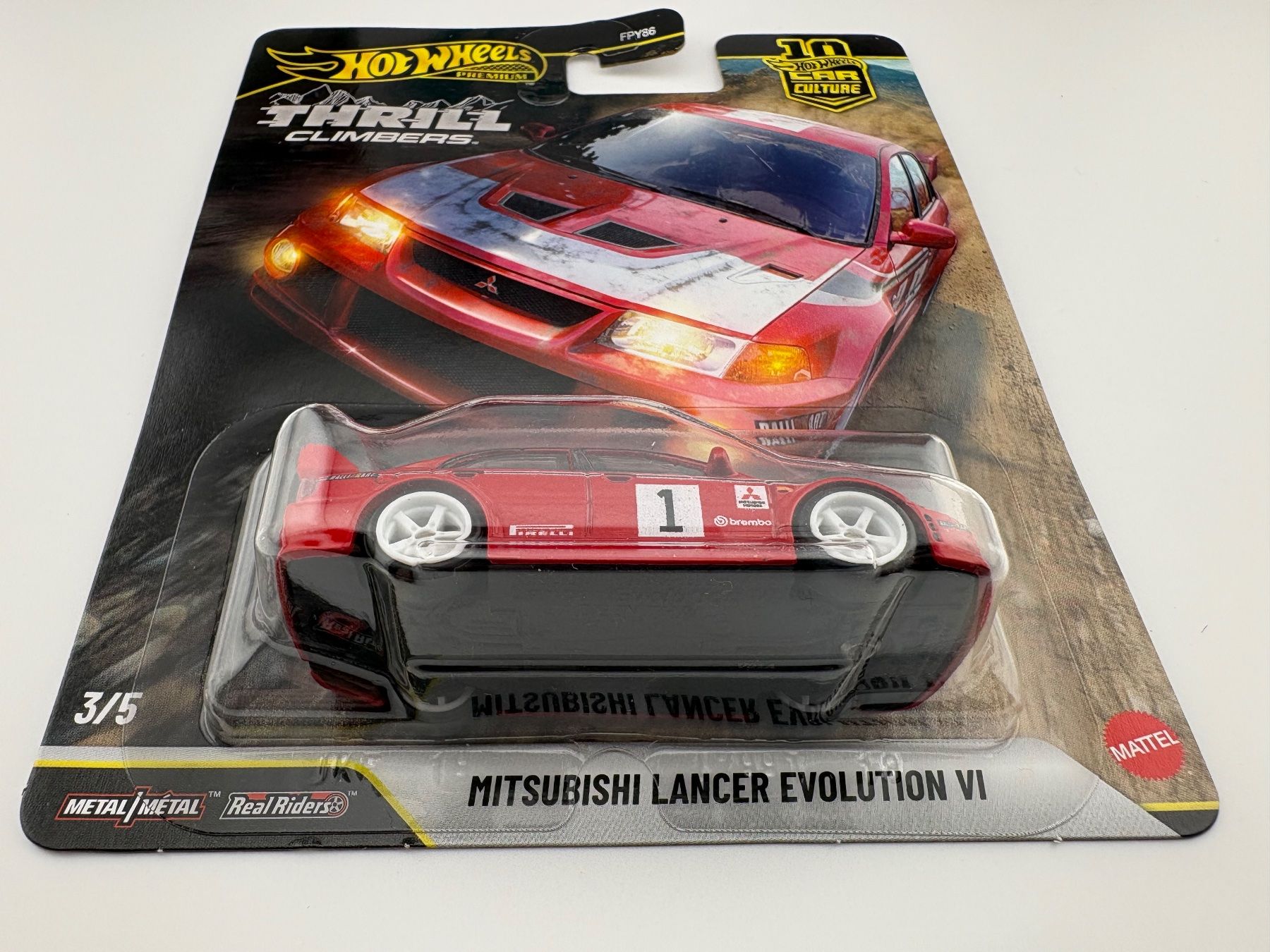 Hot Wheels Voitures modèles: Hot Wheels Mitsubishi Lancer Evolution VI Thrill Climbers – Neuf avec emballage d'origine à Flawil par HeisseReifen 4