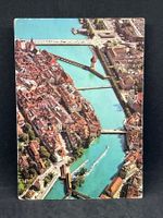 Luzern, Flugaufnahme Altstadt, Reuss