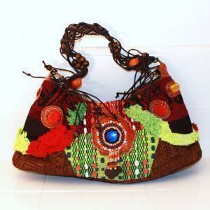 Borse da donna: Sac ethnique anse tissée – Nuovo e nell'imballaggio originale da marsens venduto da gag03