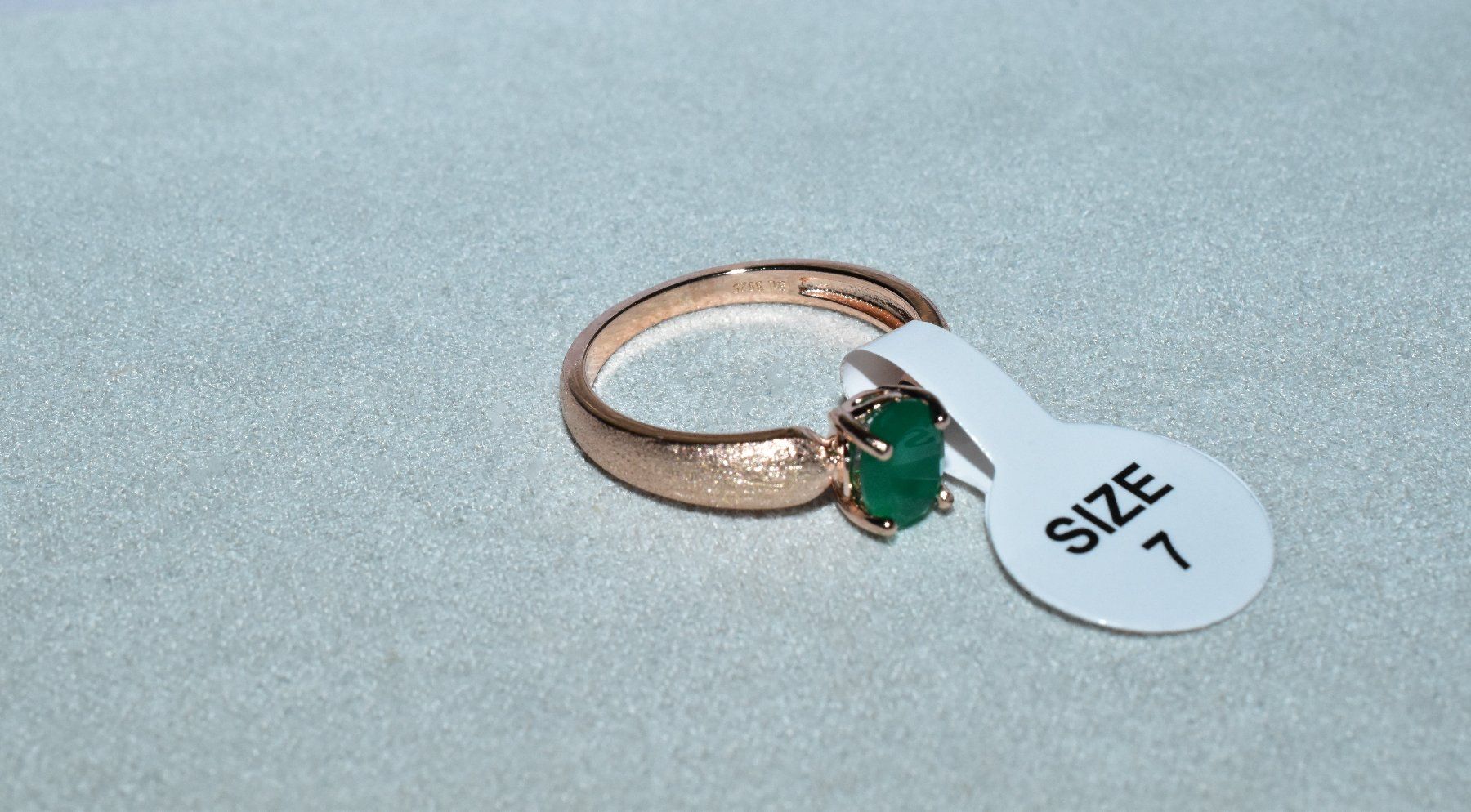 Ringe: Ring mit grünem Achat, Silber, Gr. 7(54) neu – Neu und originalverpackt aus Laufen von flowerfan 3
