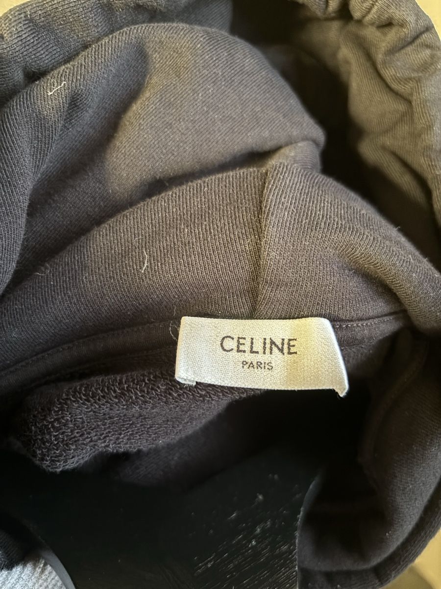 Celine Maglioni & Felpe: HOODIE LOOSE CELINE MOLLETON COTON – Usato da MUTTENZ venduto da TAWNY1RICARDO 1