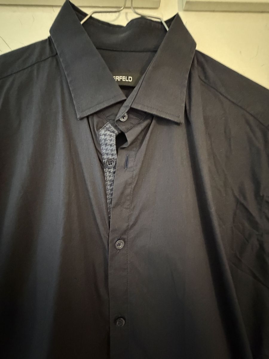 Karl Lagerfeld Camicie: Camicia Karl Lagerfeld uomo taglia 40 blu – Usato da Lugano venduto da can_xdd8 7