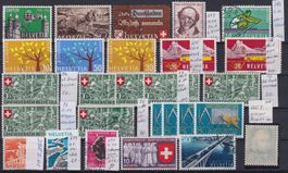 1941-82, Steckkarte mit 27 interessanten Abarten, Kat:1300.-