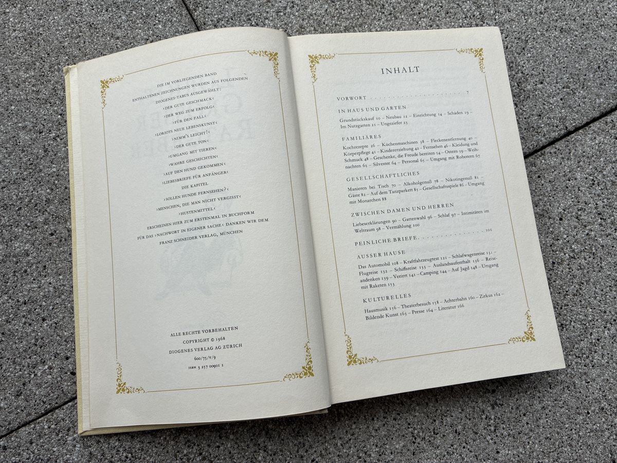 Libri: Loriots grosser Ratgeber – Usato da Männedorf venduto da lachen2011 3