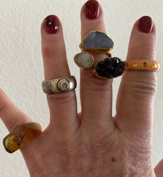 Damen Ringe 4Stück ca. Grösse 54 (Gebraucht) in Engelburg für CHF 11 ...