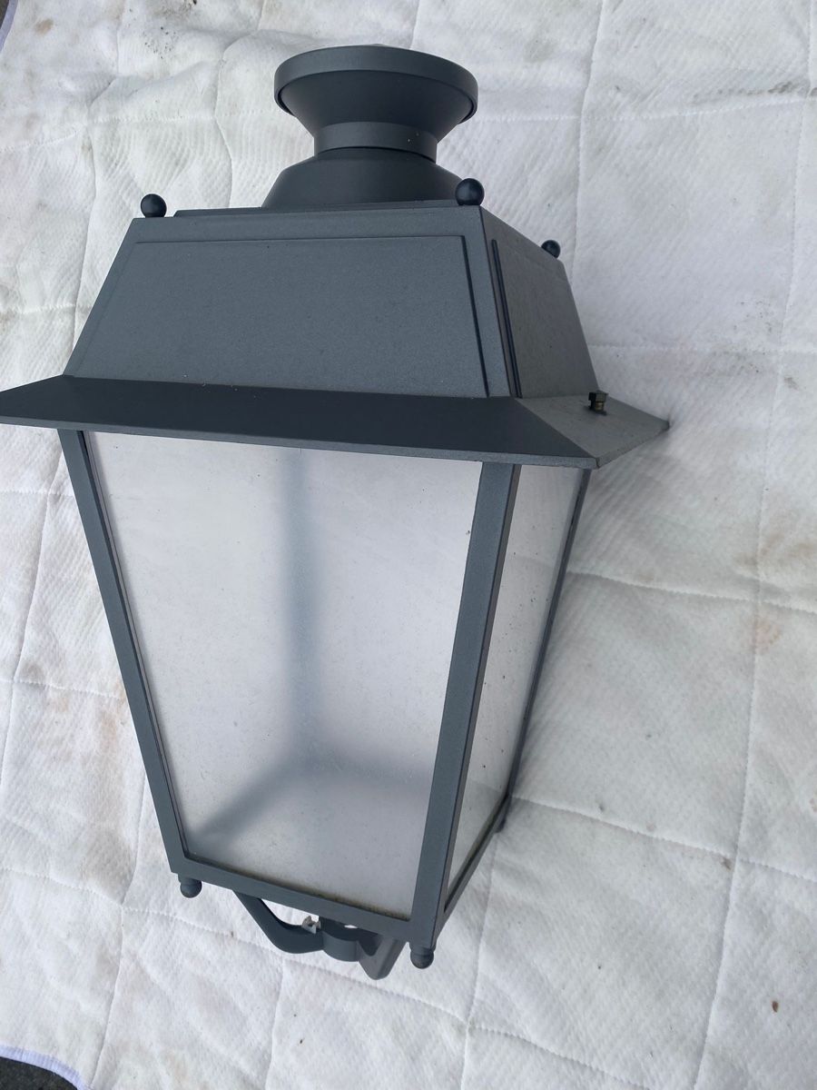 Lampen: Strassenlaterne 76x45cm, neuwertig, anthrazit Grau – Neu (gemäss Beschreibung) aus Seon von Sock21