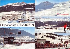 Savognin GR // 1971 Skiparadies Sesselbahn Skilift