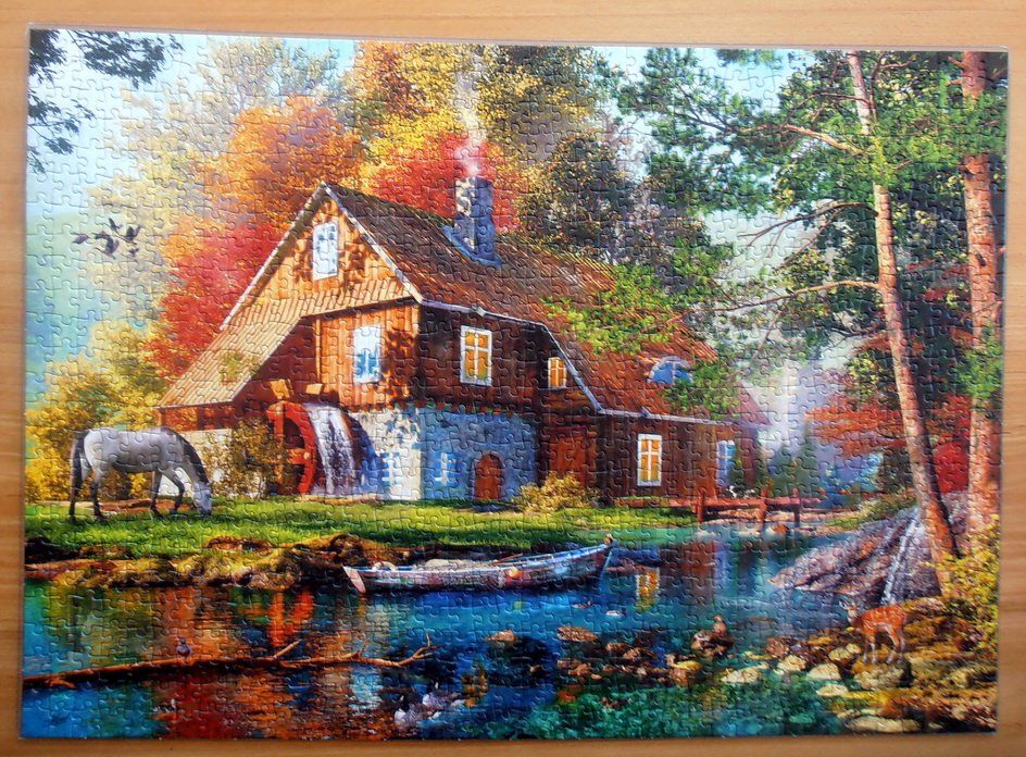 Puzzles: Schmidt Puzzle, Wassermühle, 1000 Teile – Neu (gemäss Beschreibung) aus Därstetten von Tapsy2 1