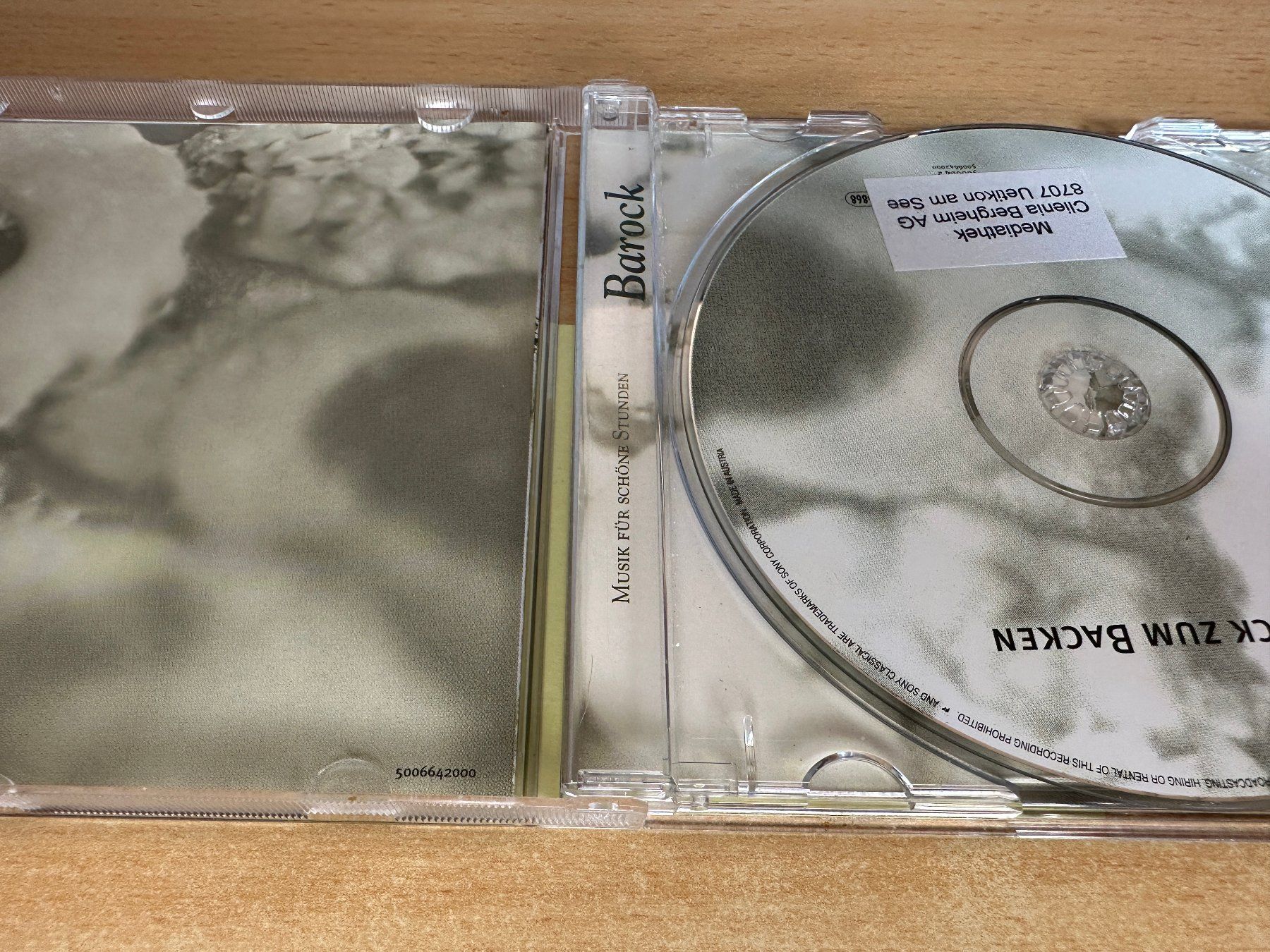 CDs: D4 Various - Barock Zum Backen – Gebraucht aus Rikon im Tösstal von Alpenmutz 2