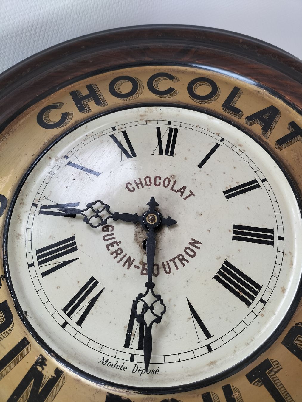 Uhren: Antike Wanduhr "Chocolat Guerin-Boutron" – Gebraucht aus Müselbach von pat_9c9w 3