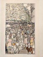 Ernst Albert Rüegg (1889-1944) 2 Kunstkarten Entwürfe 1917