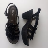 SUPER COOLE GABOR SANDALEN 6.5 39.5 39 WILDLEDER