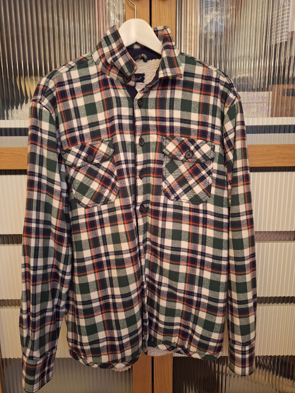 Giacche: Warme Holzfäller Jacke mit Teddyfutter, Grösse L – Nuovo (secondo la descrizione) da Basel venduto da kiko9 1