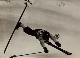 Skisport, Sturz bei Abfahrt, Pionierzeit, späterer Druck