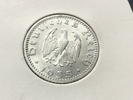 50 Reichspfennig 1935 A. Unzirkuliert