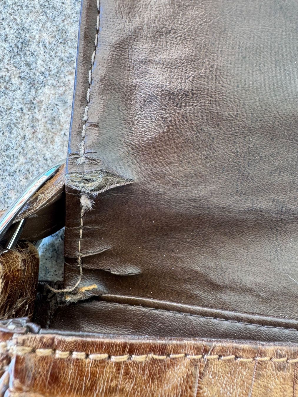 Borse da donna: Vintage Krokodil Leder Tasche – Usato da Geroldswil venduto da Jeremy11 2
