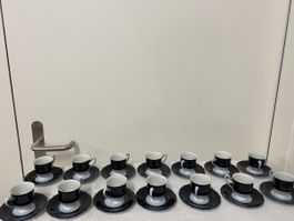Hutschenreuther Selb Bavaria Mokkatassen, 12 Stück