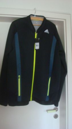 adidas Sportjacke Signature Bomber schwarz Gr. XL neuwertig