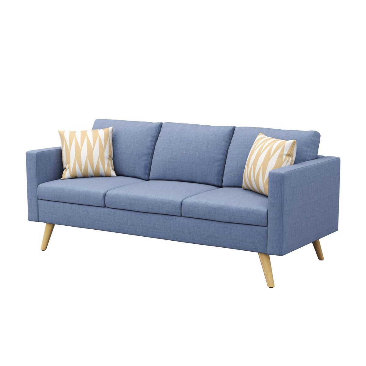 Sofas: Blaur 3er Sofa hellblau. Kaum gebraucht  – Gebraucht aus Cham von seb_tl7j