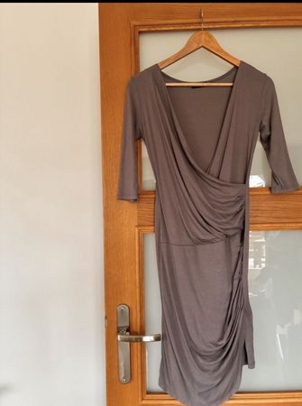 Damen Kleid toupe / wrap dress  / gerafft guter Zustand