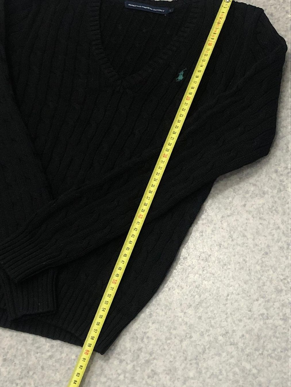 Ralph Lauren Pulls & Sweat-shirts: Pull torsadé Noir Ralph Lauren Taille L – D'occasion à Genève par leb_5j62 4