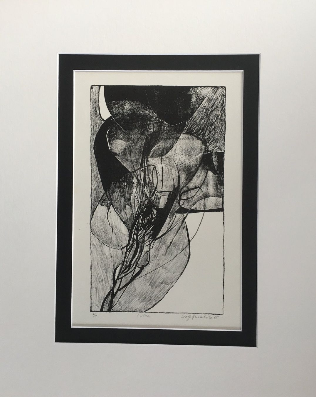 Grafica & Litografie: Wolff Buchholz      "Komposition L6502"      Lithographie – Usato da Nennigkofen venduto da juhit