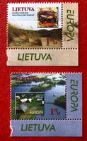 2X Litauen Briefmarken mit Ungestempel