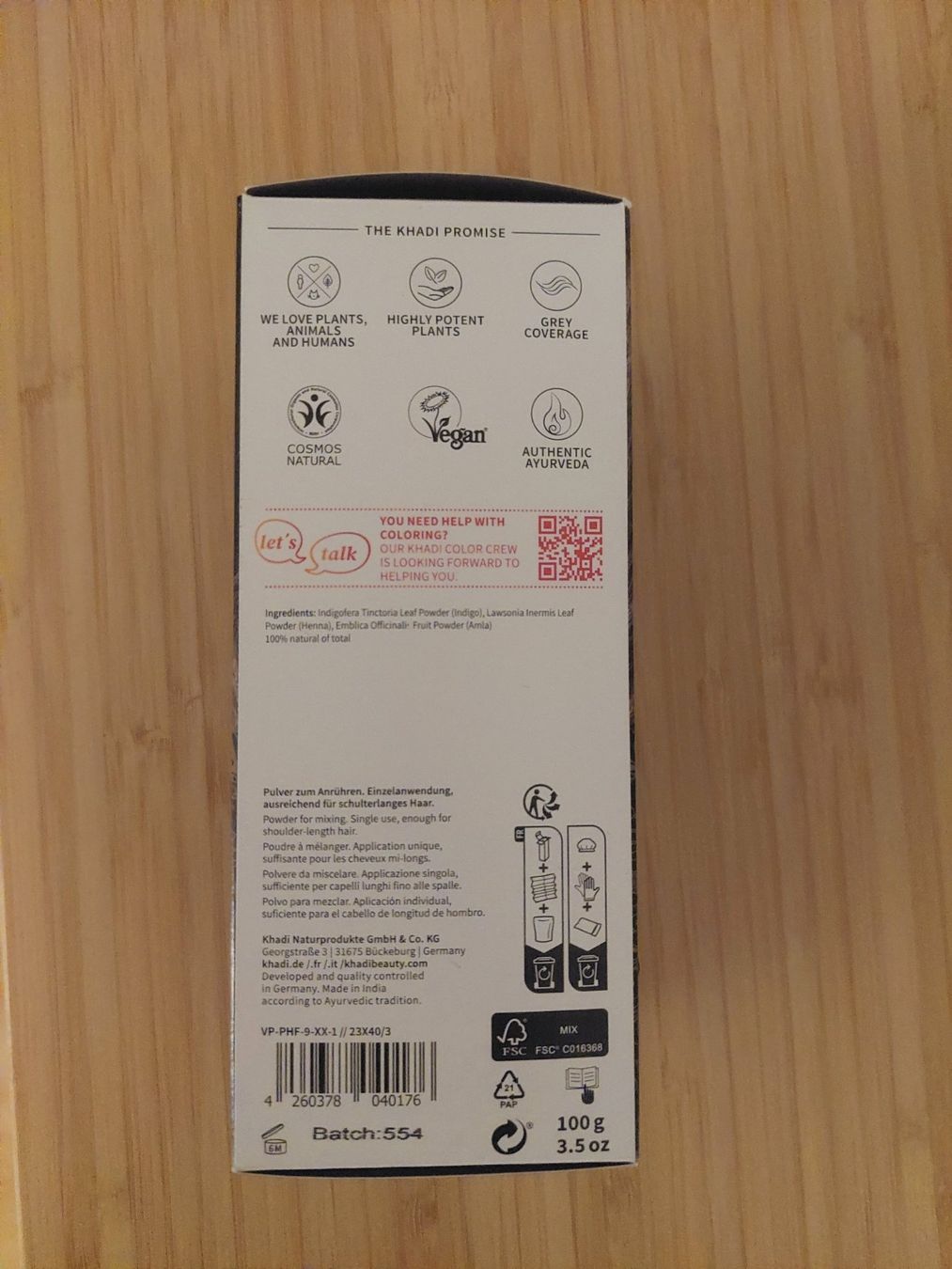 Färbemittel: Khadi Pflanzenhaarfarbe schwarz – Neu (gemäss Beschreibung) aus Basel von eila_ila 2