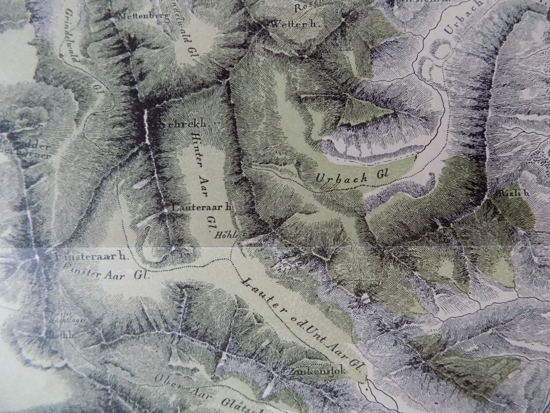 Incisioni: Panorama der Eisgebirge des Kanton Bern – Usato da Risch venduto da Antikfee 7