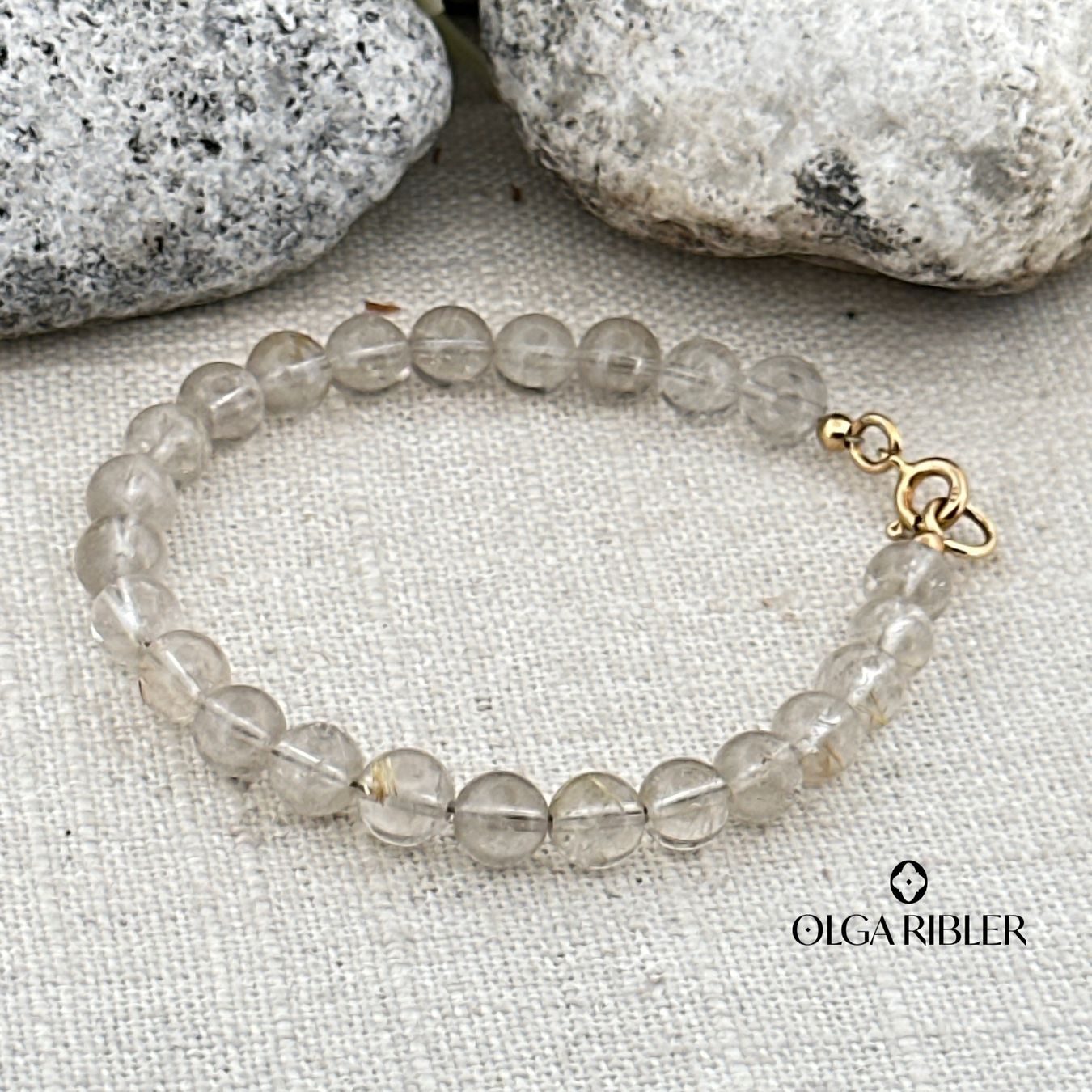 Olga Ribler Bracciali & Braccialetti: Armband mit Rutilquarz – Nuovo (secondo la descrizione) da Luzern venduto da MonikaS03 4