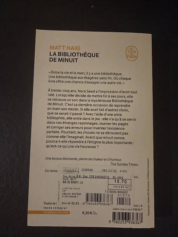 Livres: Matt Haig  La Bibliothèque de minuit – D'occasion à Bern par deb_t8fl 1