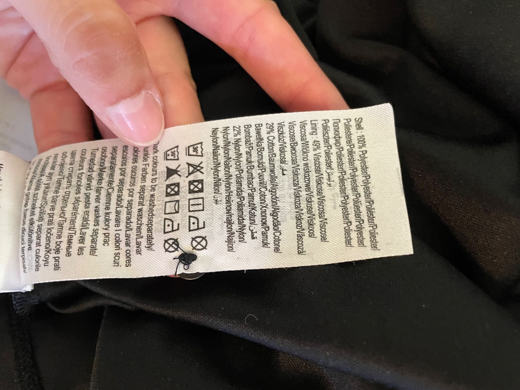 Vero Moda Vestiti: Kleid Vero Moda schwarz mit Spitzeelementen Gr. XS – Usato da Schmitten FR venduto da ancaob 4