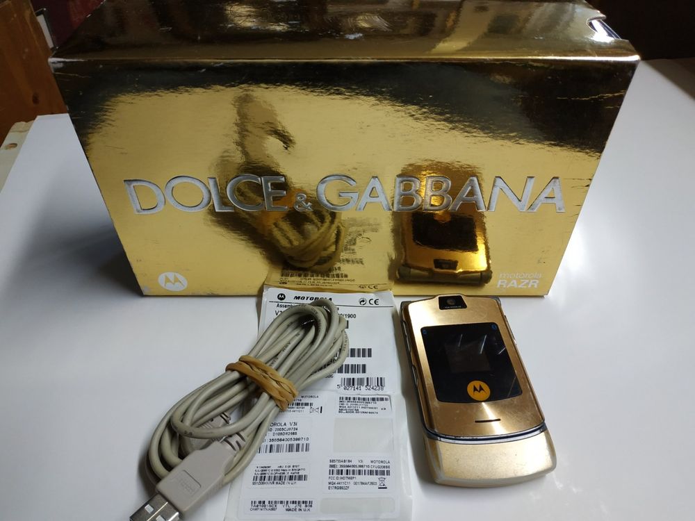 Vintage MOTOROLA Razr V3i DOLCE & GABBANA Kaufen auf Ricardo