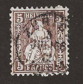 Tous les timbres: 1862 Z 30 Gebraucht – D'occasion à Susten par lmf_98wh