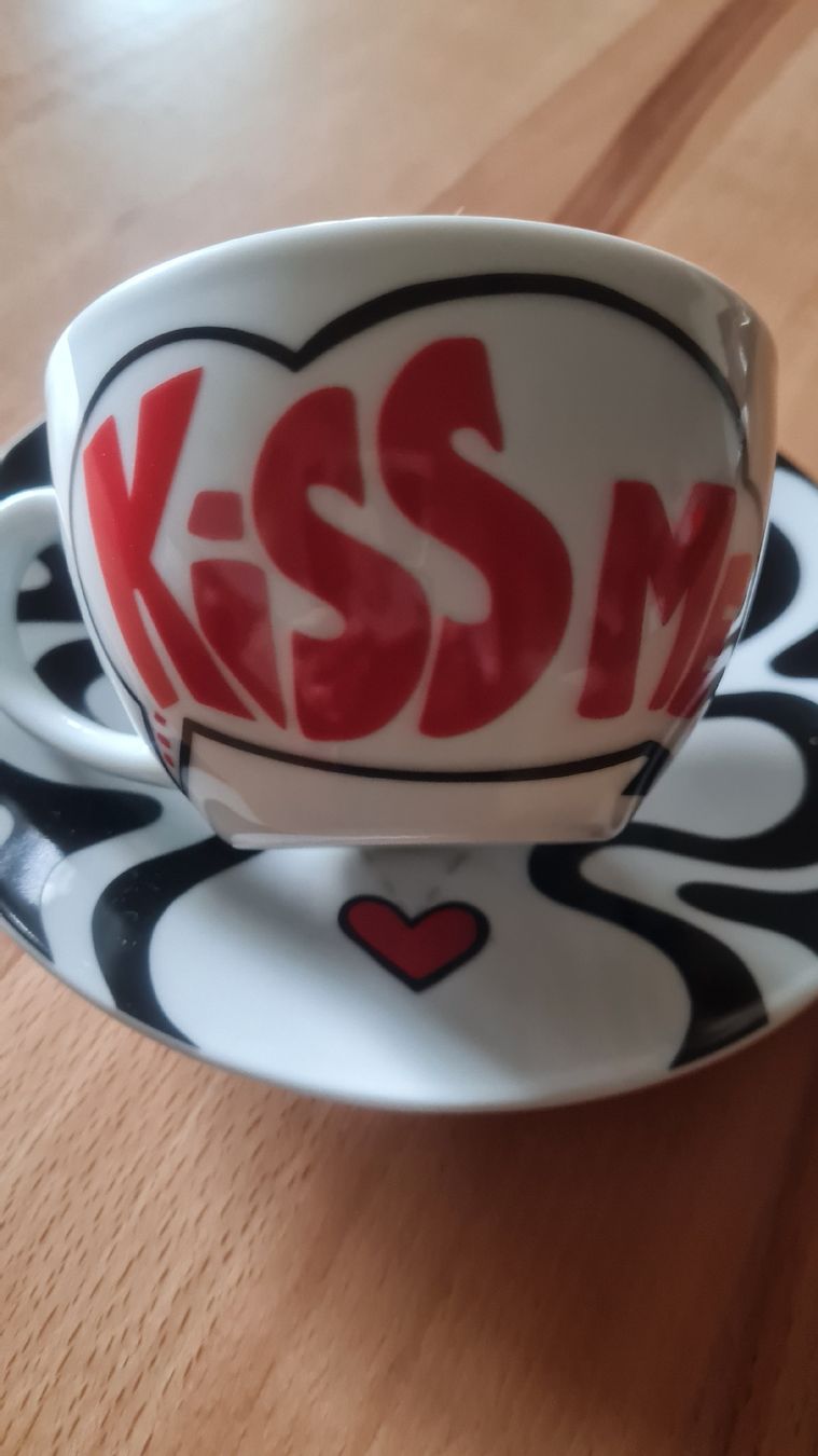 Ritzenhoff Tazze: RITZENHOFF TASSE MIT UNTERTELLER NEU – Nuovo (secondo la descrizione) da Münsingen venduto da Cuci31 3